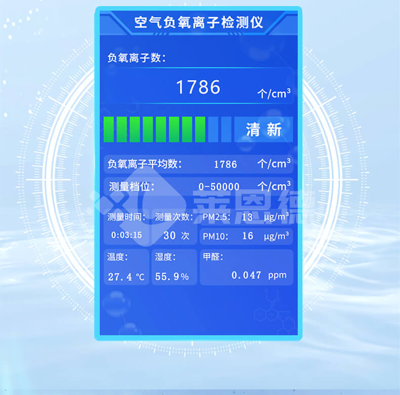 多功能環(huán)境負(fù)氧離子檢測(cè)儀