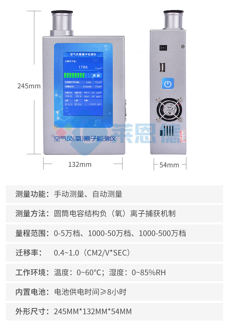 多功能環(huán)境負(fù)氧離子檢測(cè)儀