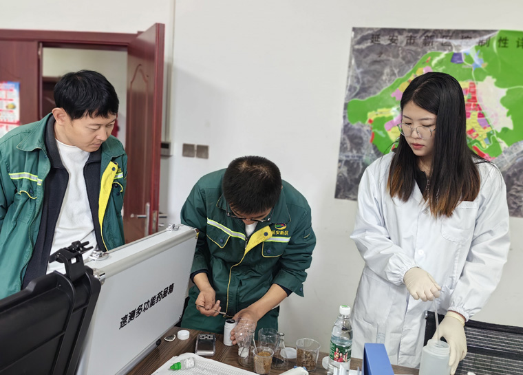 萊恩德土壤養(yǎng)分檢測(cè)儀入駐延安新區(qū)市政公用有限公司，檢測(cè)實(shí)力再升級(jí)